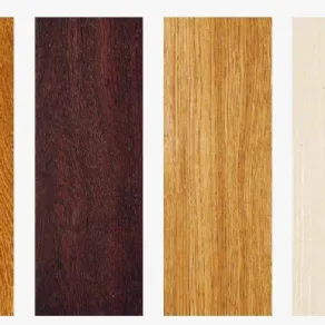 Esempi di differenti essenze di legno
