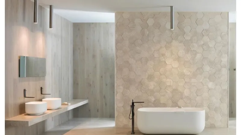 Amsterdam 3D Hexagon Beige di L’Ac – Antic Colonial