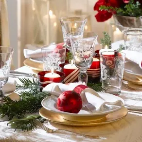 Apparecchiare la tavola delle feste