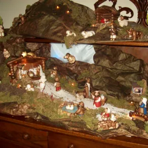 Presepe con personaggi thun