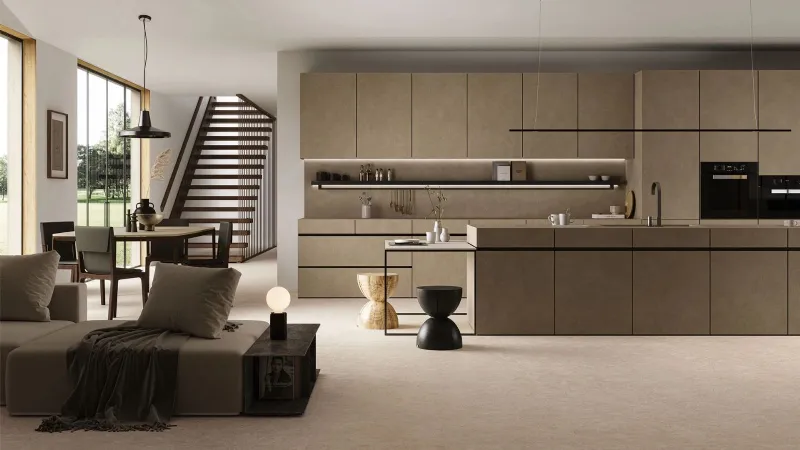 Boost Natural Ecru di Atlas Plan, gres effetto cemento