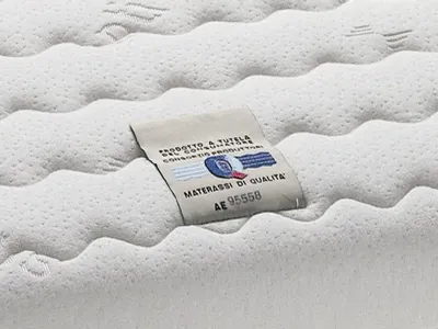 etichetta materasso di qualità