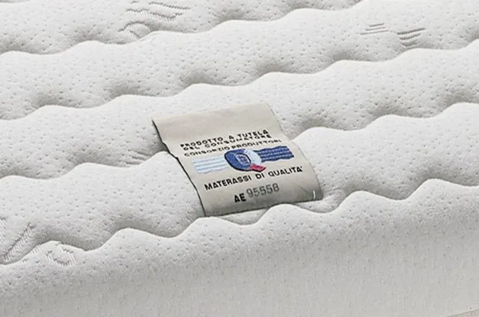 etichetta materasso di qualità