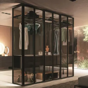 Armadio in vetro Elegant di Kico per spazi contemporanei
