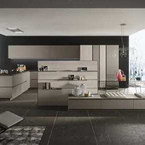 Progetto cucina open space