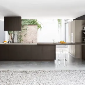 Cucina con penisola