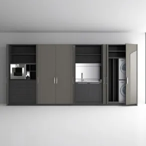 Progettare cucina con lavatrice