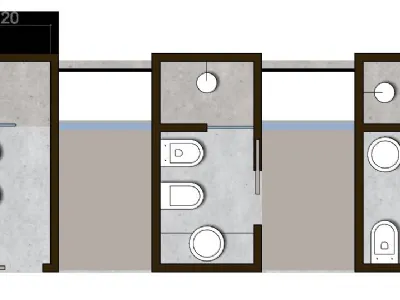 Esempi ottimali di progetti per bagno piccolo