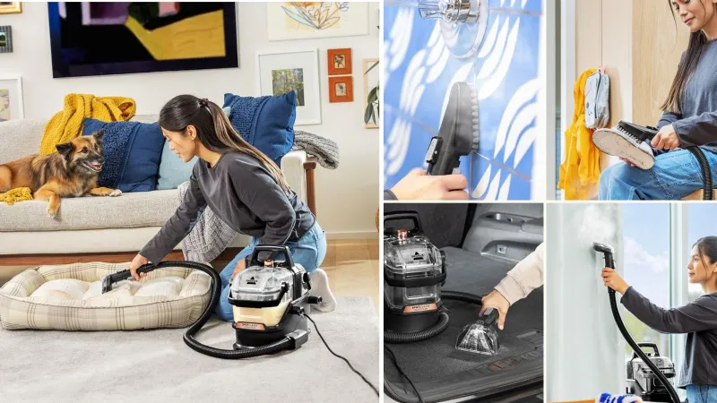 SpotClean HydroSteam Pro di Bisell, pulitore a vapore multifunzione