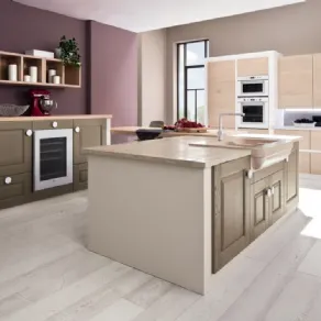 Cucina in muratura con isola di Arrex Cucine