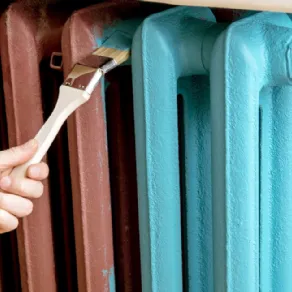 Smalto per termosifoni colorato