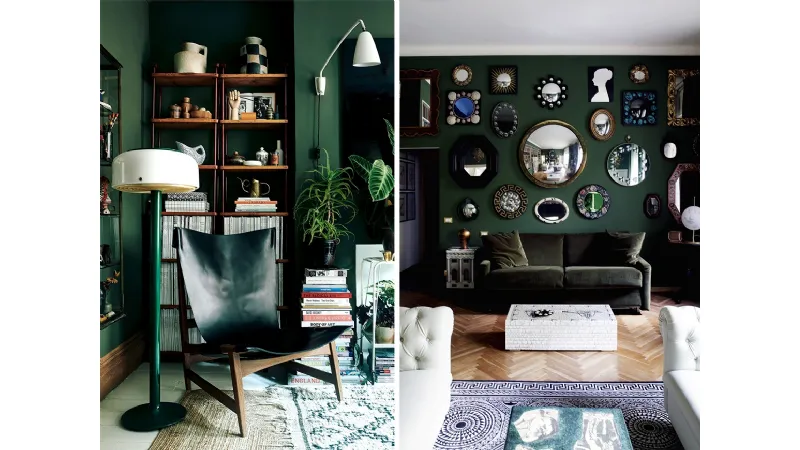 Anche il verde entra nella top 10 dei colori per la casa 2021