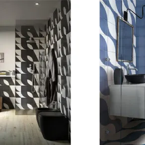 Piastrelle Marazzi, collezioni Scenario e Crogiolo