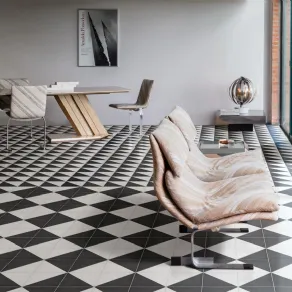 Collezione Scenario di Marazzi, piastrelle 20x20 cm dall'antico fascino, da mixare a piacere.