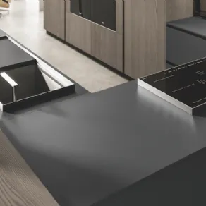 Top in finitura Fenix Ntm® Grigio Bromo Arrital