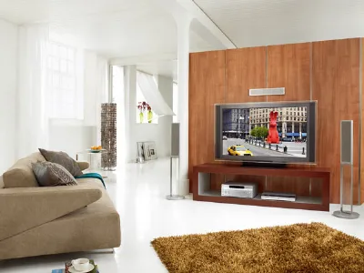 Salone con tv grande