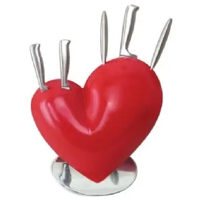 porta coltelli Heart