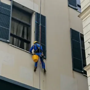 Non c'è l'ingombro delle impalcature