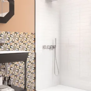 Rivestimento bagno moderno altezza