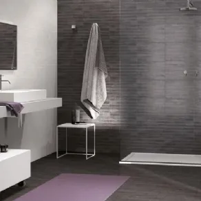 Rivestimento bagno moderno bianco e nero