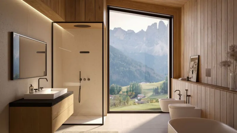 Don Chisciotte di Frattini: rubinetto con finitura cromo nero spazzolato