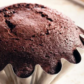 stampo per torta con torta al cioccolato