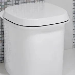 Wc in ceramica a pavimento CUPOLA21 By Antonio Lupi Design