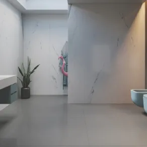 Sanitari sospesi in Solid Surface, REVOLUTION® di SDR CERAMICHE