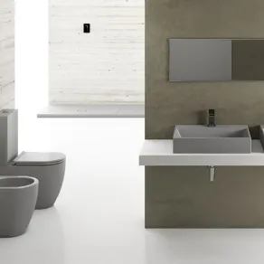 Sanitari a filo parete Smile di Ceramica Cielo