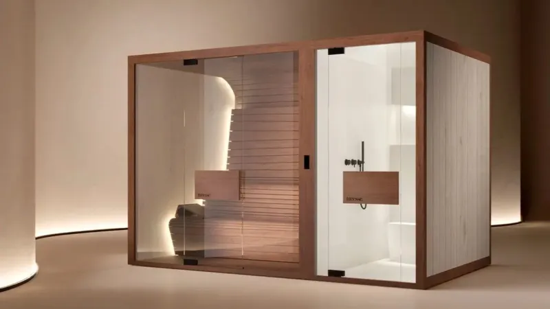 Mirage di Treesse - Sauna e doccia in un'unica cabina