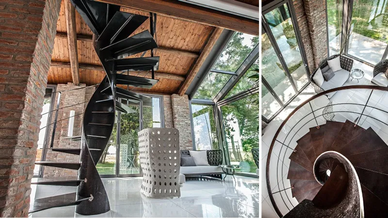 Etika Officine Sandrini, scala in metallo