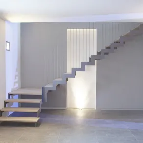 scala in ferro e vetro