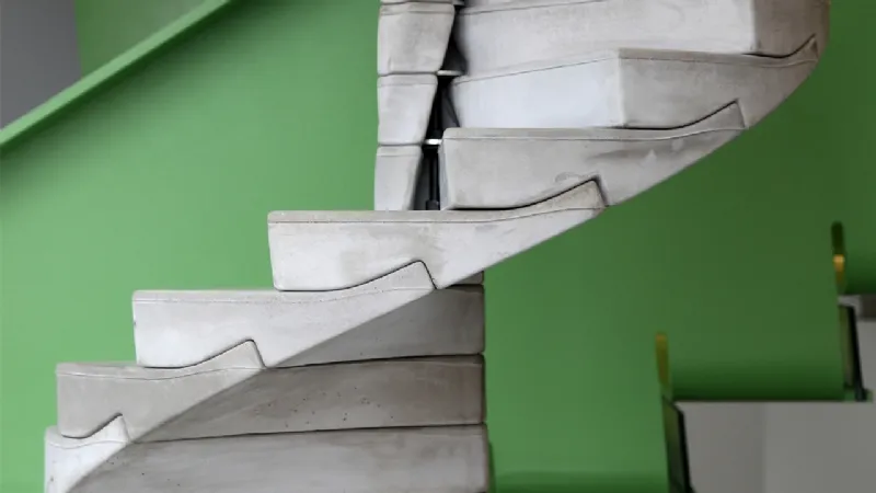Scale esterne prefabbricate cemento