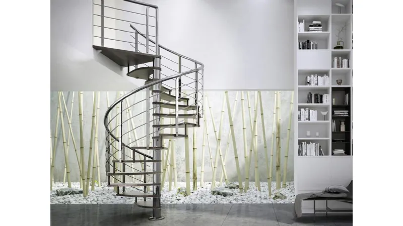 Scala a chiocciola di design Trio di Rintal