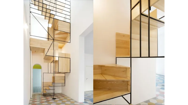 Scala con corrimano design by Studio Francesco Librizzi