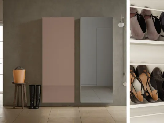 Colonna portascarpe slim della collezione Welcome di Birex