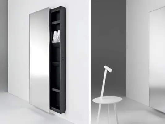 Mobile specchio con contenitore Backstage di Casamania & Horm