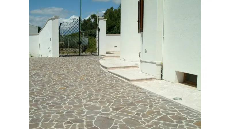 rivestimento esterno in porfido