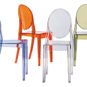 Scegliere le sedie policarbonato trasparente per la zona giorno