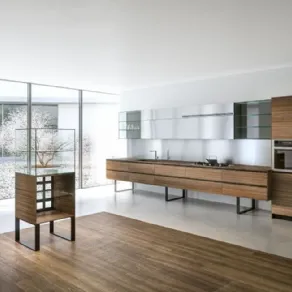 Cucina lineare Sipario di Aran Cucine