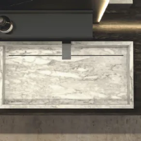 Lavabo in marmo Slide di Ideagroup