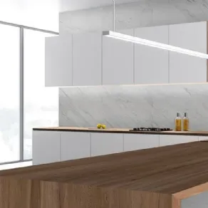 Piano cucina in ceramica sinterizzata Canada di Arklam 