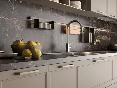 Scopri la nuova tendenza del top cucina effetto marmo