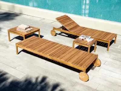 Scopri le caratteristiche di un lettino da giardino in legno