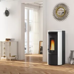 La termostufa a pellet Costanza Idro 