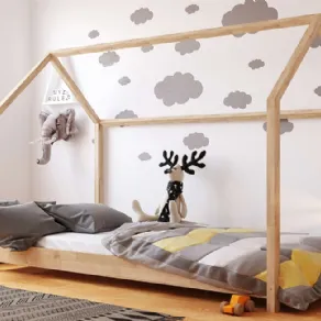 Letto Montessori singolo senza barriere