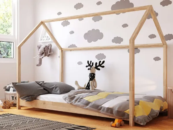 Letto Montessori singolo senza barriere