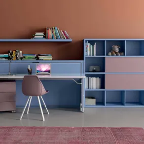 Foto 1: Scrivania a scomparsa con letto Miu di Clever