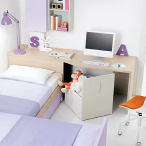 Scrivani con box contenitore Clever