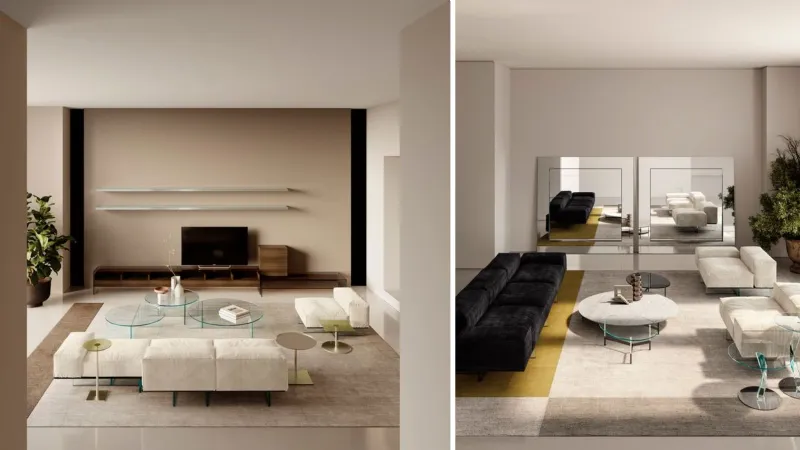 Divano Soft Glass di Tonelli Design